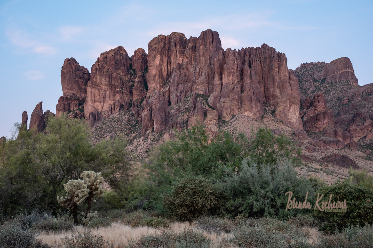 Superstition Mountain Greeting Card
