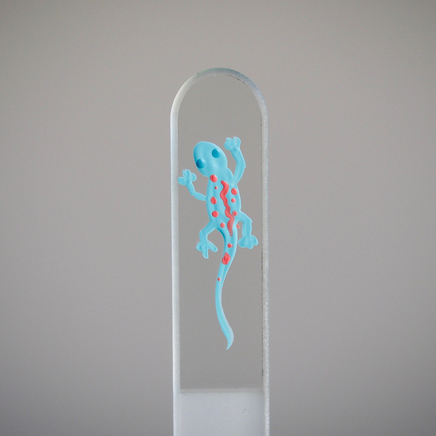 Medium Glass Nail File - Hand-painted Czech Crystal Glass Nail File