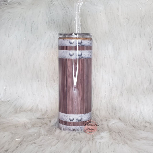 Dad Life - 20 oz Skinny - Glitter Boss