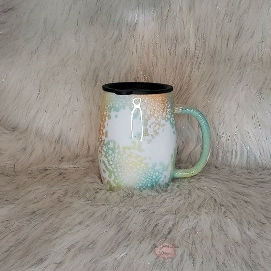 Dad's with Beards are the Best - 20 oz Skinny - Glitter Boss