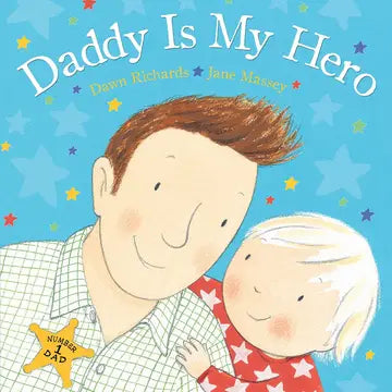 Daddy Is My Hero Book - Burlapitup-STV