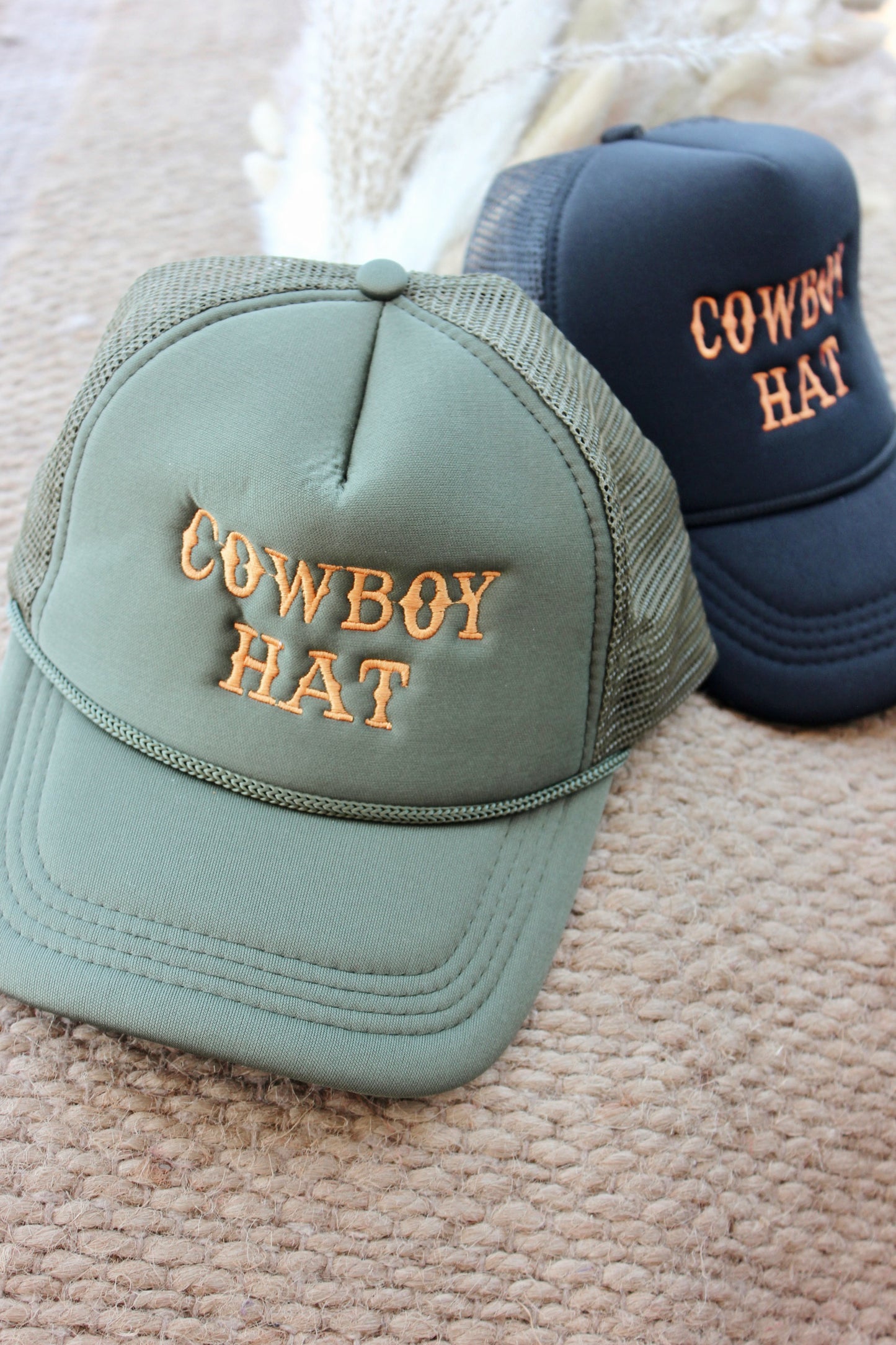 Cowboy Hat Trucker Hat