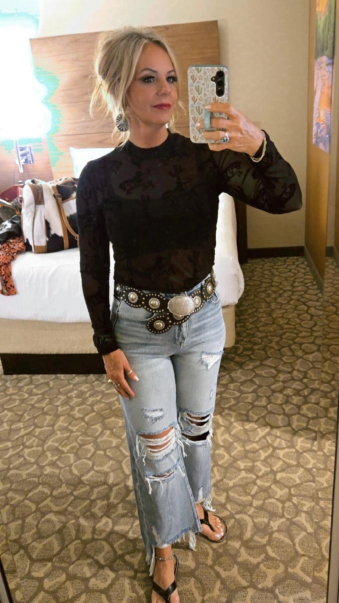 Distressed Petra Capri