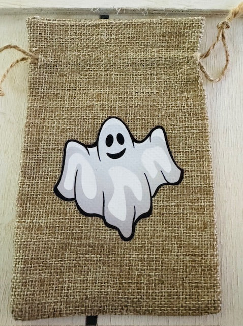 Halloween Burlap Gift Bag - STV