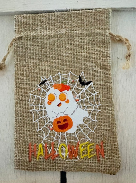 Halloween Burlap Gift Bag - STV