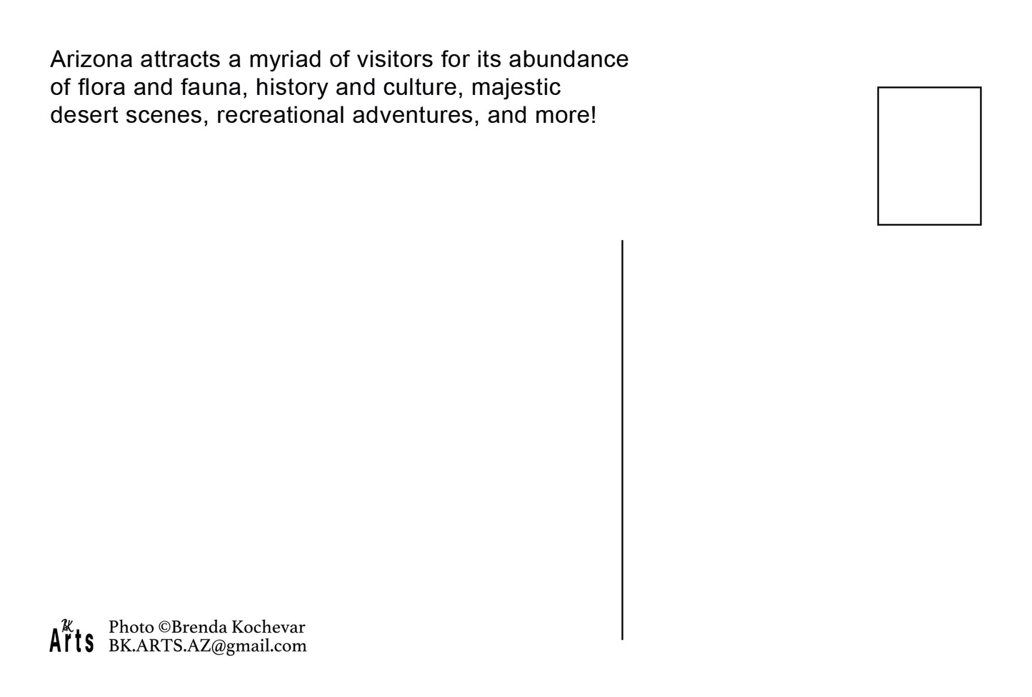 Superstition Mountain Sunset Photograph on a Postcard