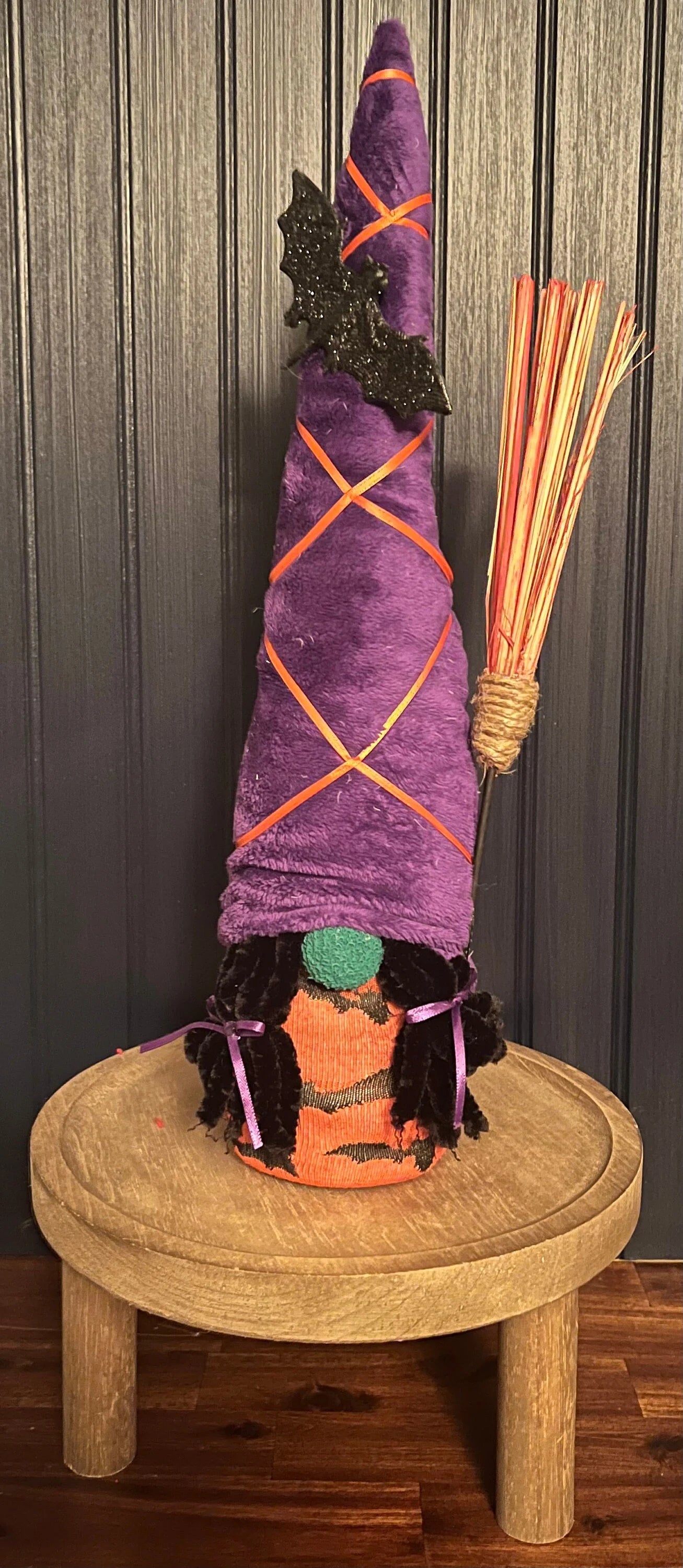 Gnoming Around: Gnome Witch with Broom