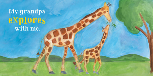 Grandpa Loves Me Book - Burlapitup-STV