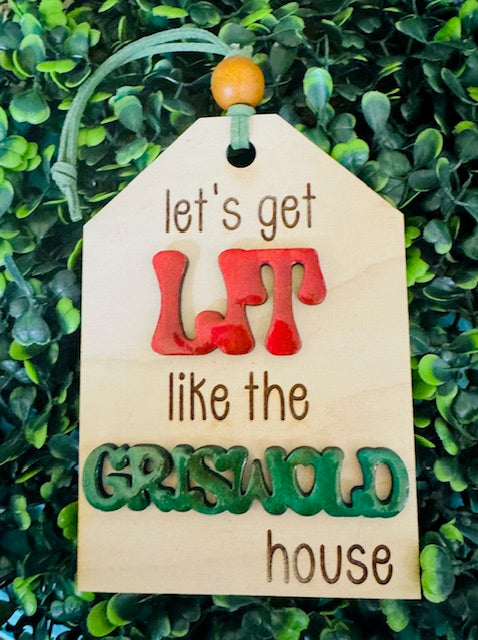 Christmas Package Tag/Ornament (Grinch) -STV