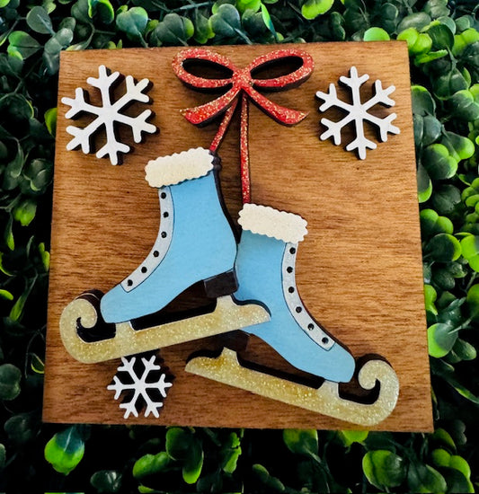 Interchangeable Leaning Frame Insert - Ice Skates - STV