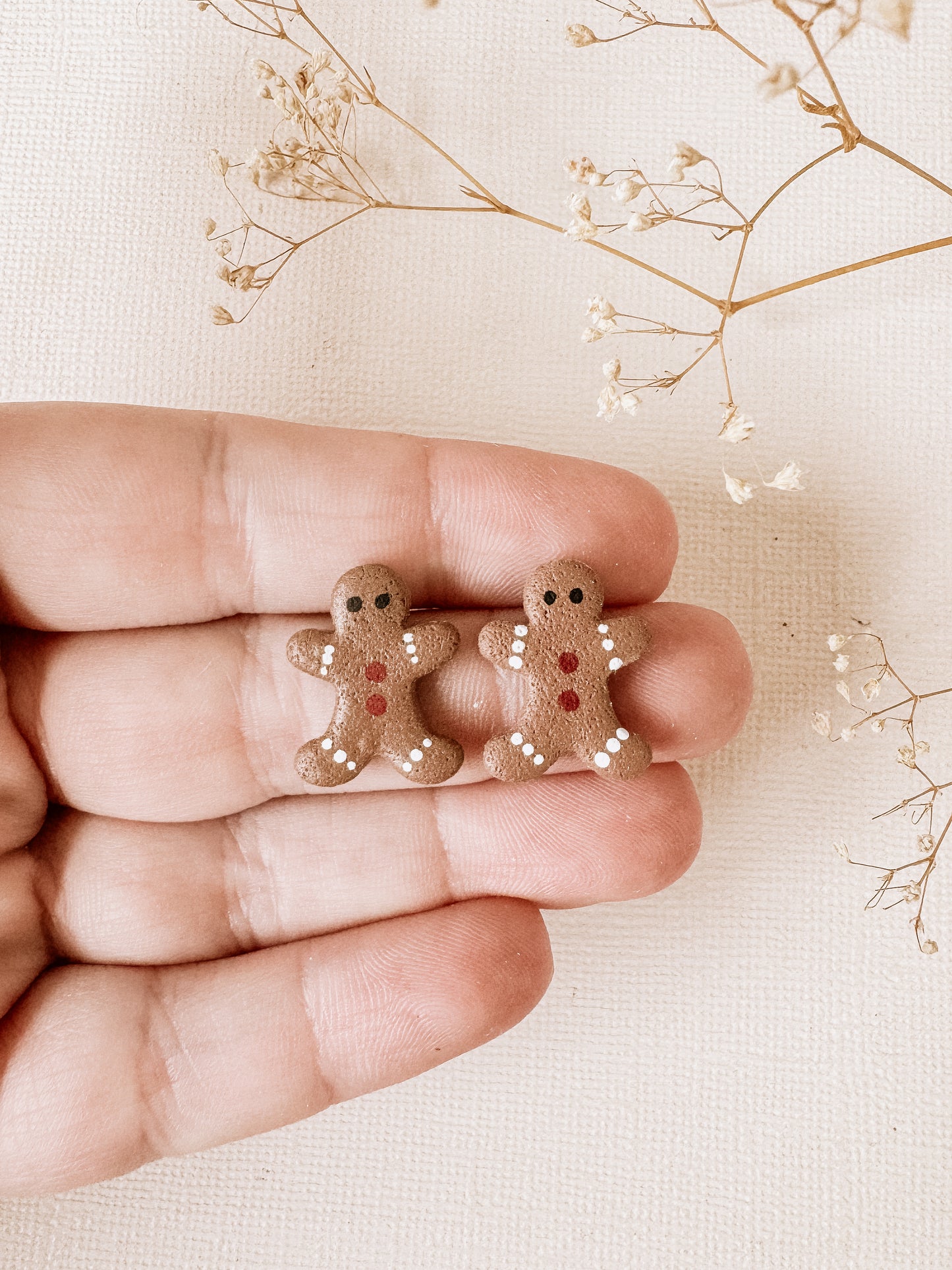 Gingerbread Man Studs - DesertReign