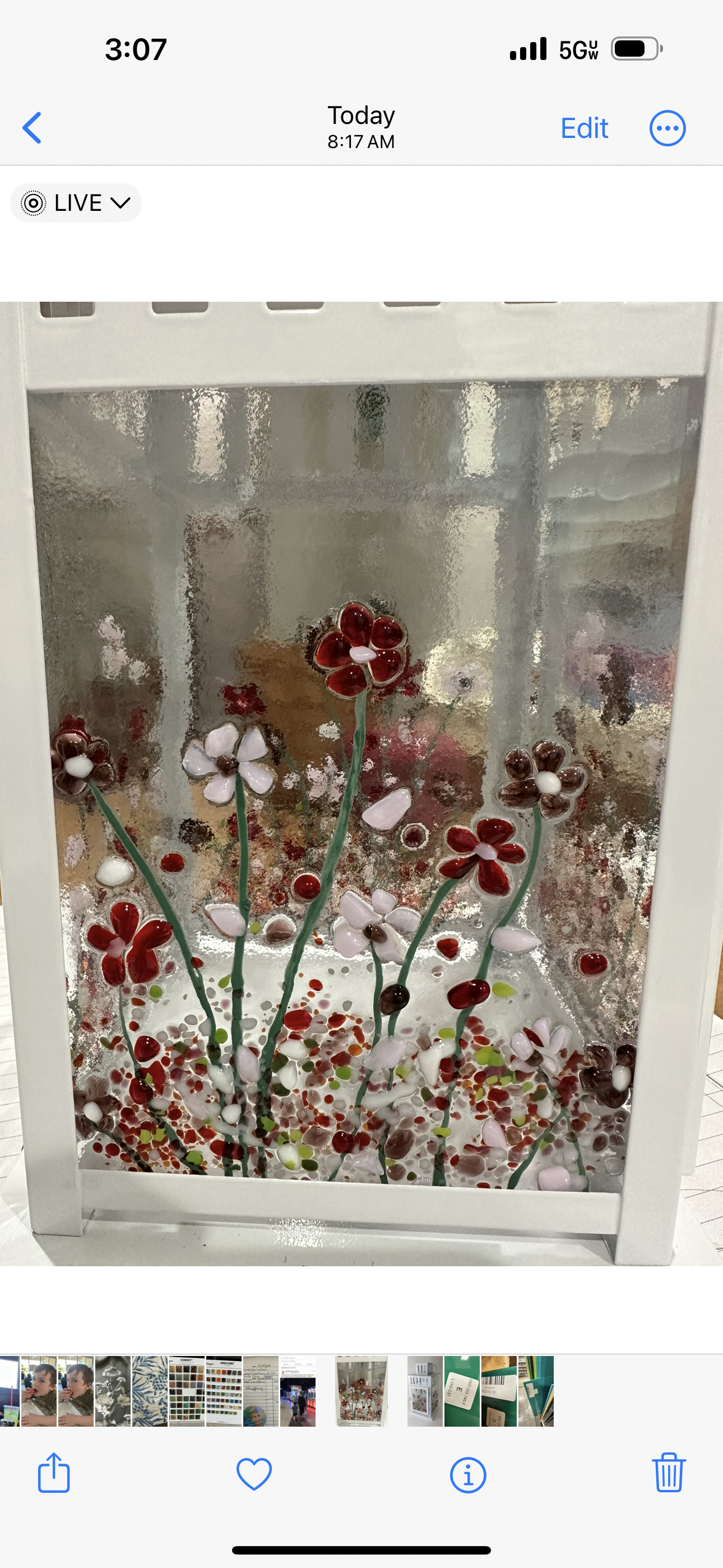 Lantern - Floral Bouquet