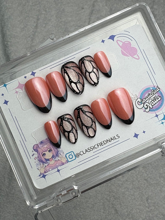 Signature Butterfly - 10:MEDIUM -Almond Short- Classicfied