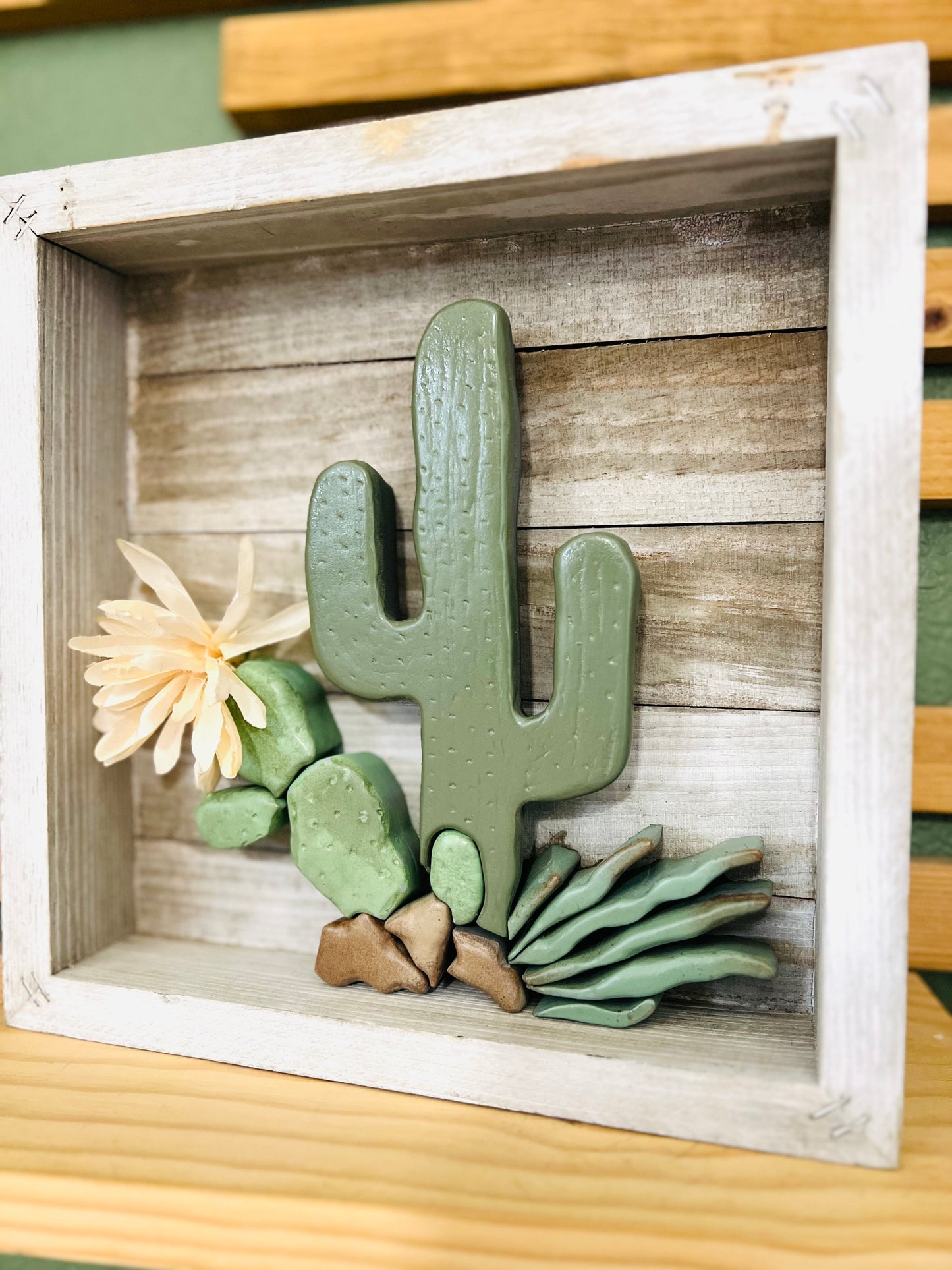 Desert scene 3D sign