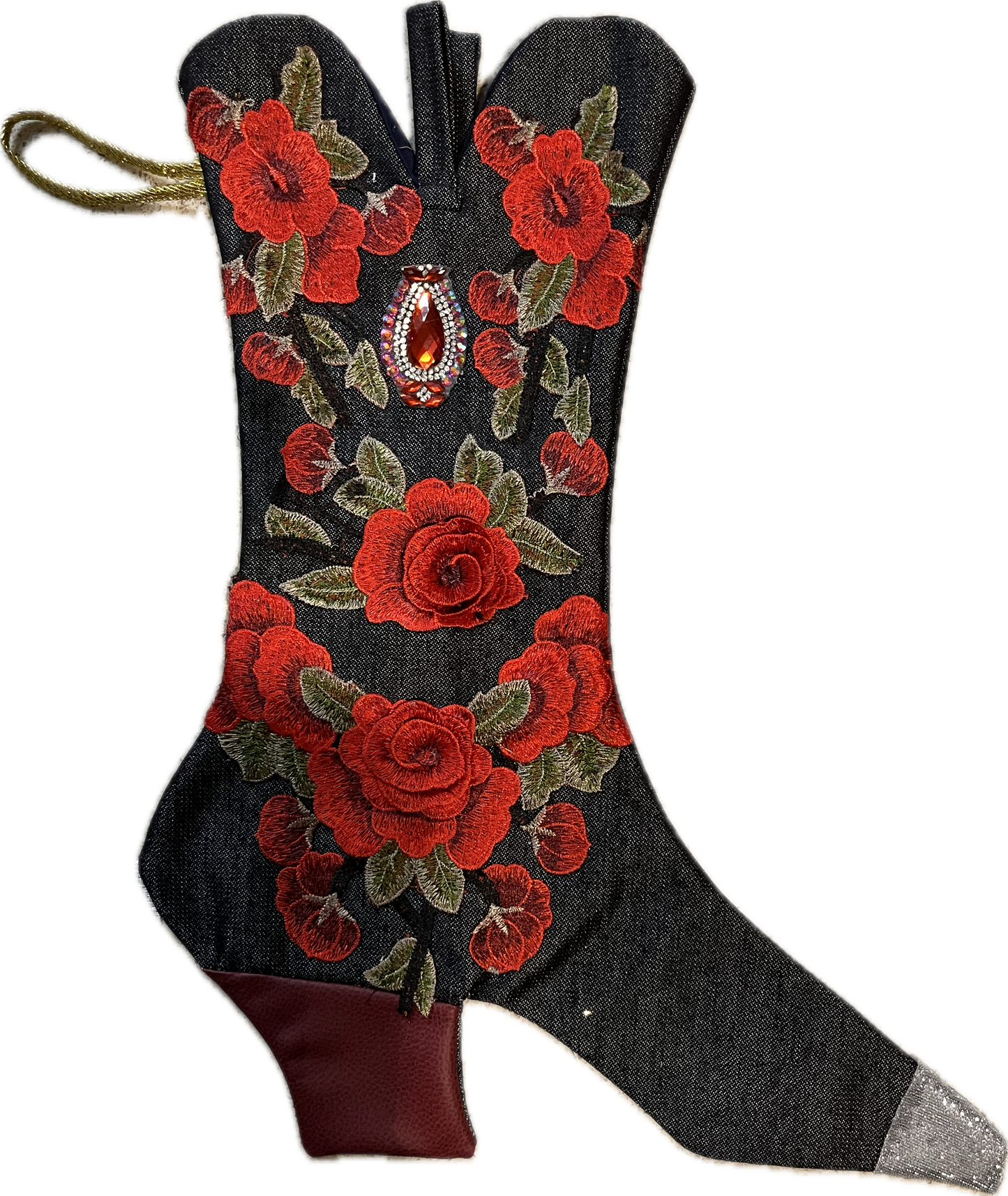 Cowboy Boot Christmas Stocking