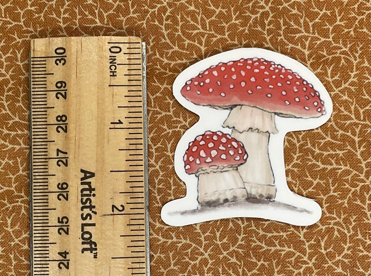 Amanita Mushroom Sticker