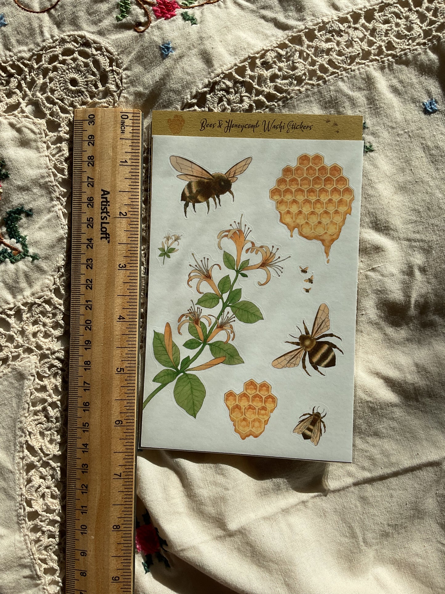 Bees & Honey Sticker Sheet