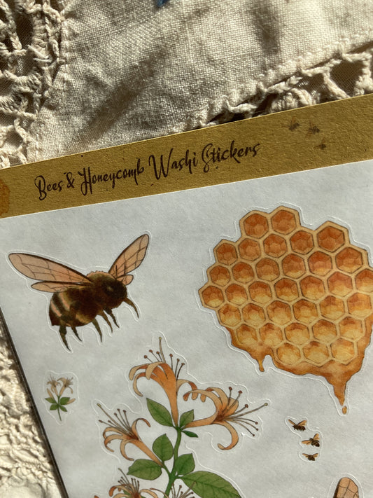 Bees & Honey Sticker Sheet