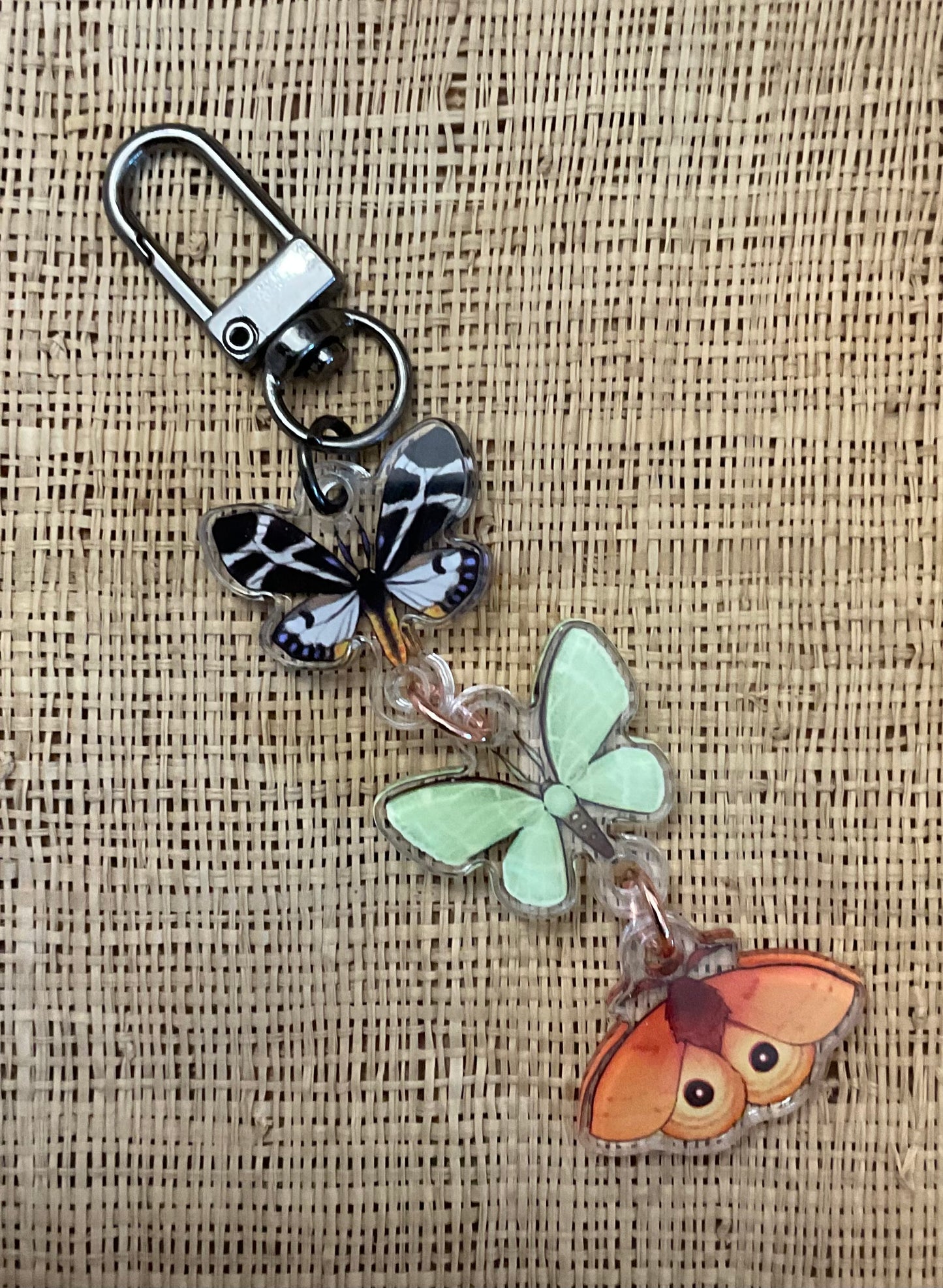 Three Moth Charms