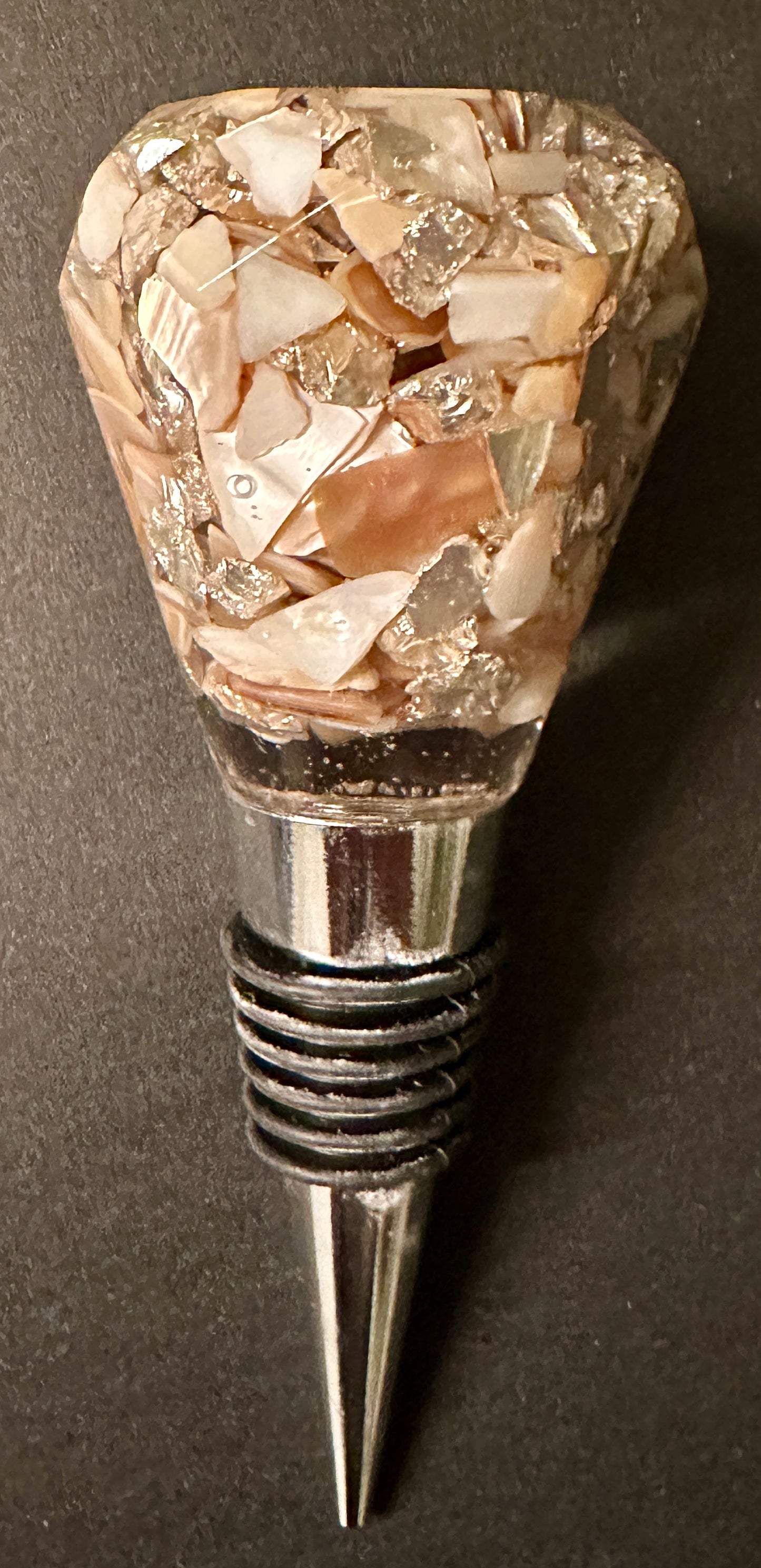 Crushed Shells Bottle Stopper