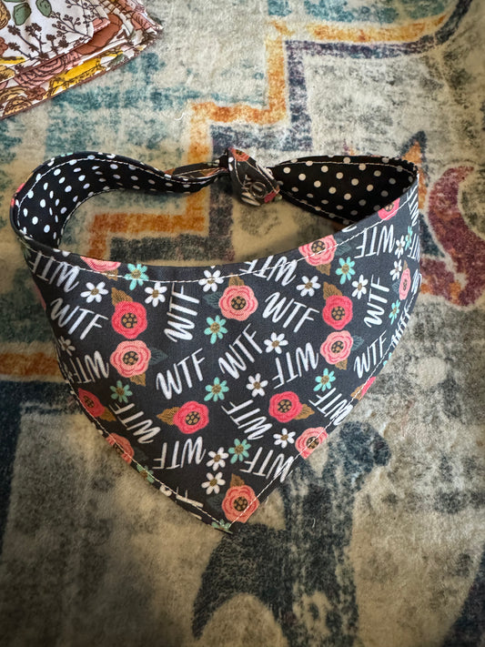 WTF dog bandana