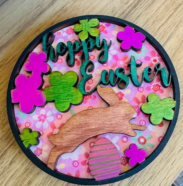 Magnetic Insert - Hoppy Easter / Jumping Bunny - STV
