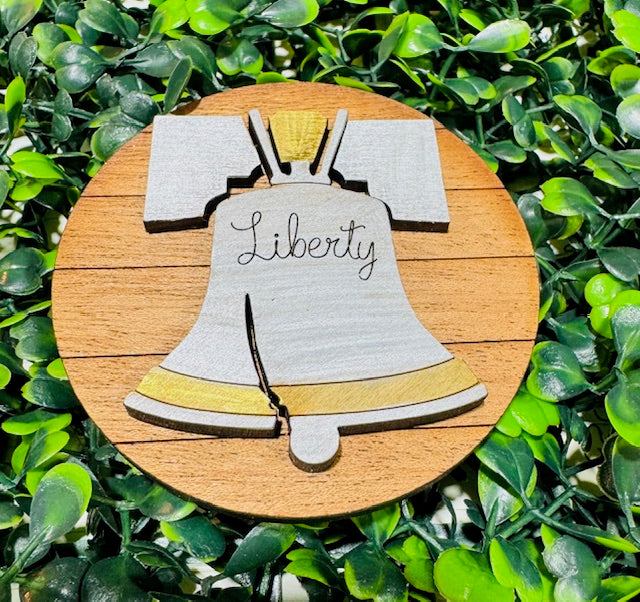 Magnetic Insert 4th of July Liberty Bell - STV