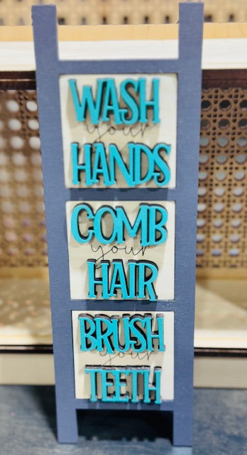 Mini Ladder Shelf Sitter (BATHROOM) - STV