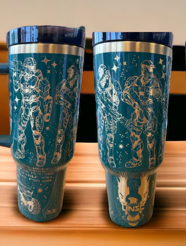 40 oz Engraved Master Chief