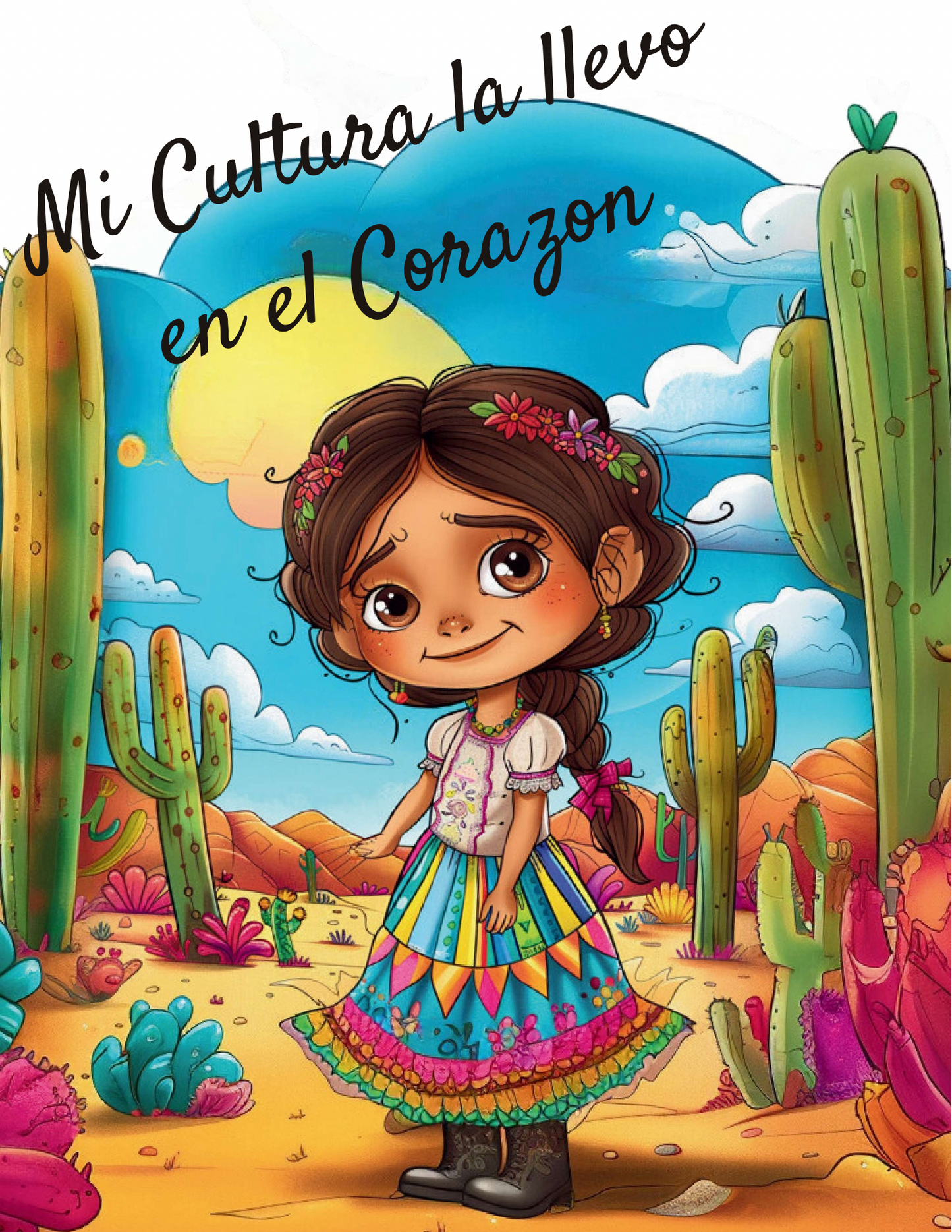 Mi Cultura La Llevo en el Corazon Coloring Book