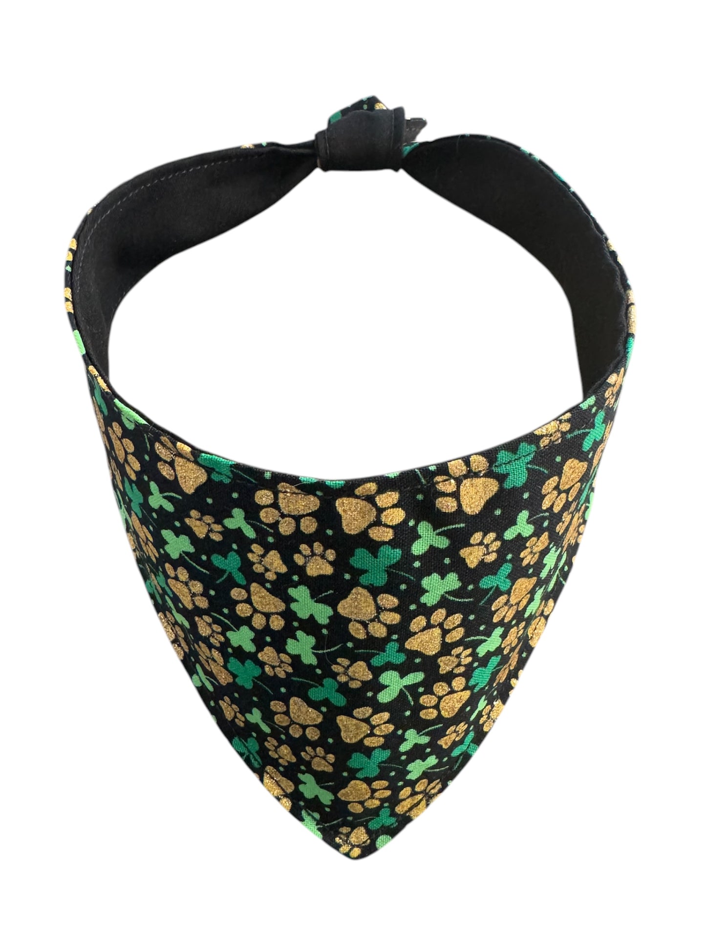 Golden paws st. Patty dog bandana
