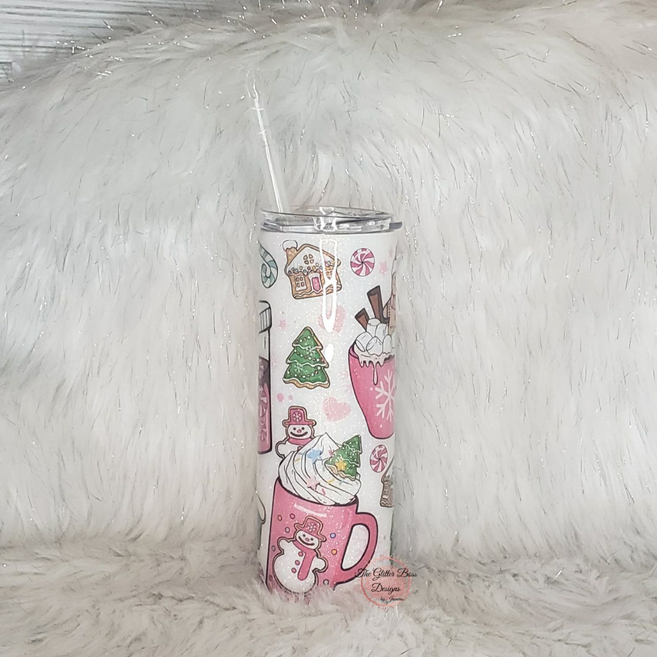 Pink Hot Cocoa - 20 oz - GB Designs