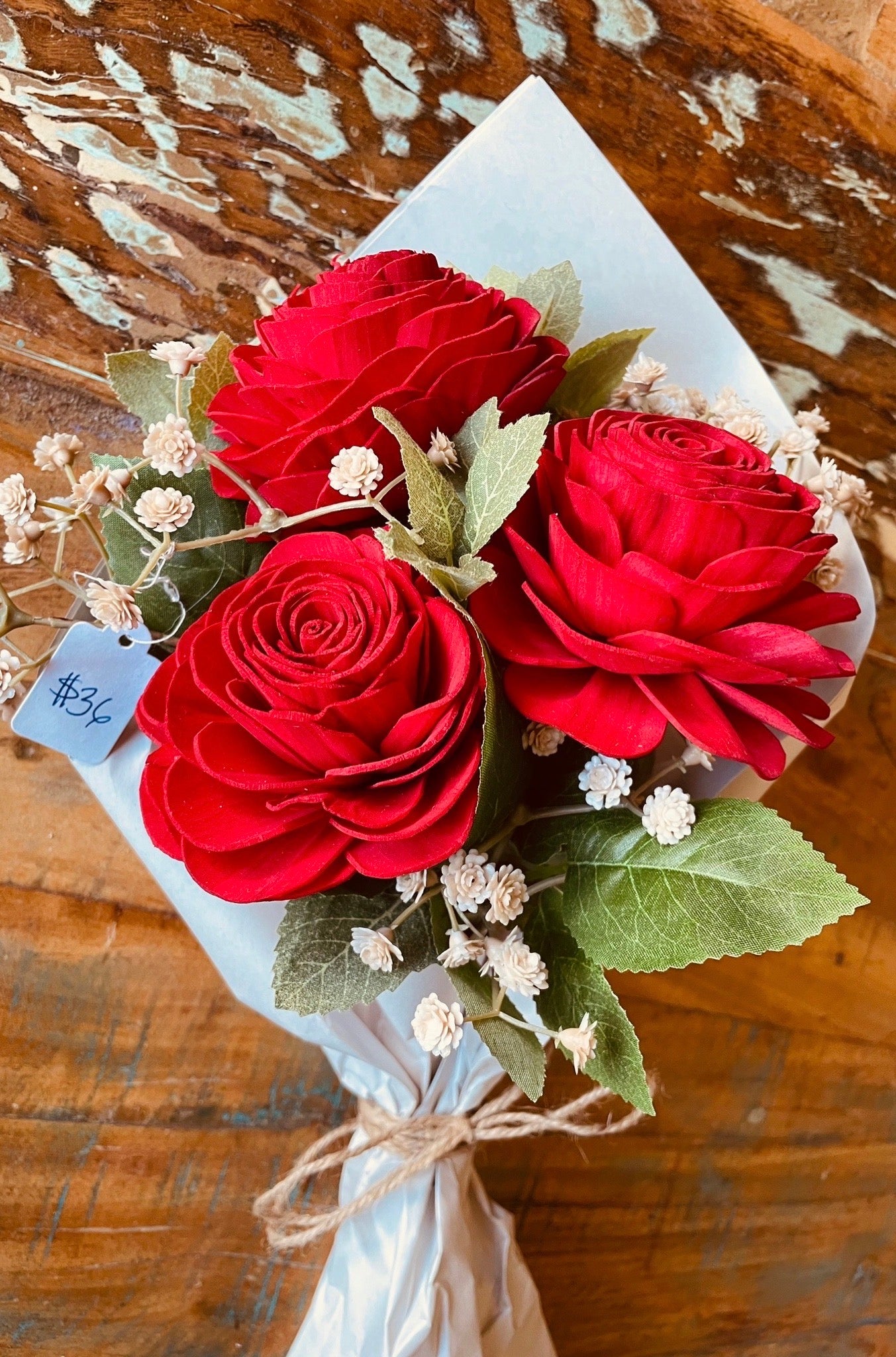 Rose Bunches - LUNA WOOD FLOWERS