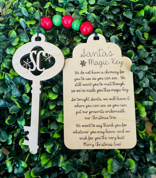 Santa's Magic Key - Burlapitup-CHD
