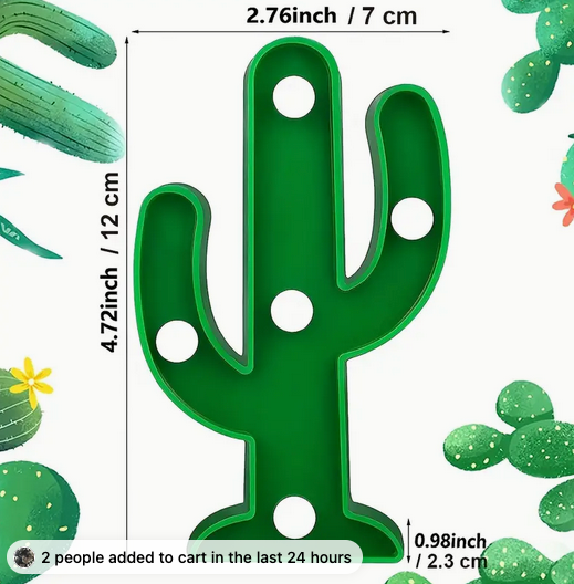 TEM - Light Up Cactus