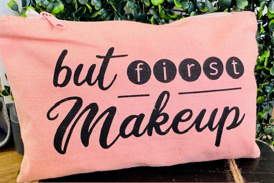 Inspirational Canvas Cosmetic Bag - STV