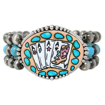 Aces bracelet stack