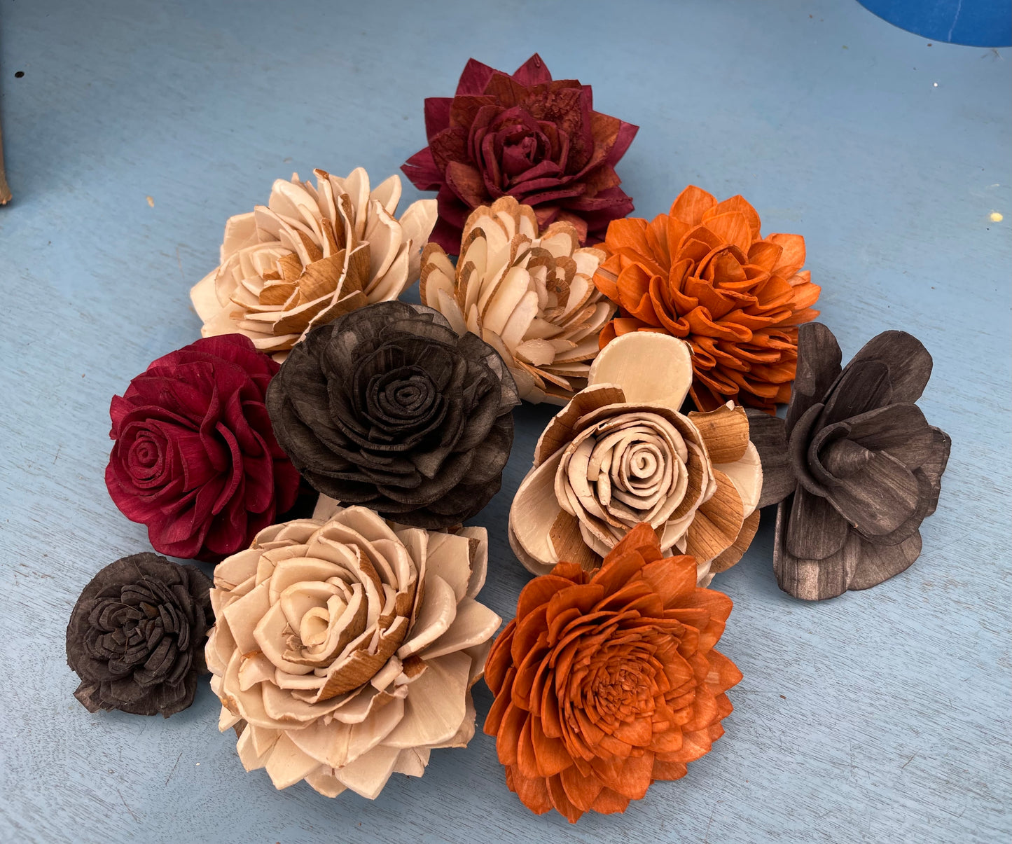 Individual Wood Flowers - LUNA WOOD FLOWERS