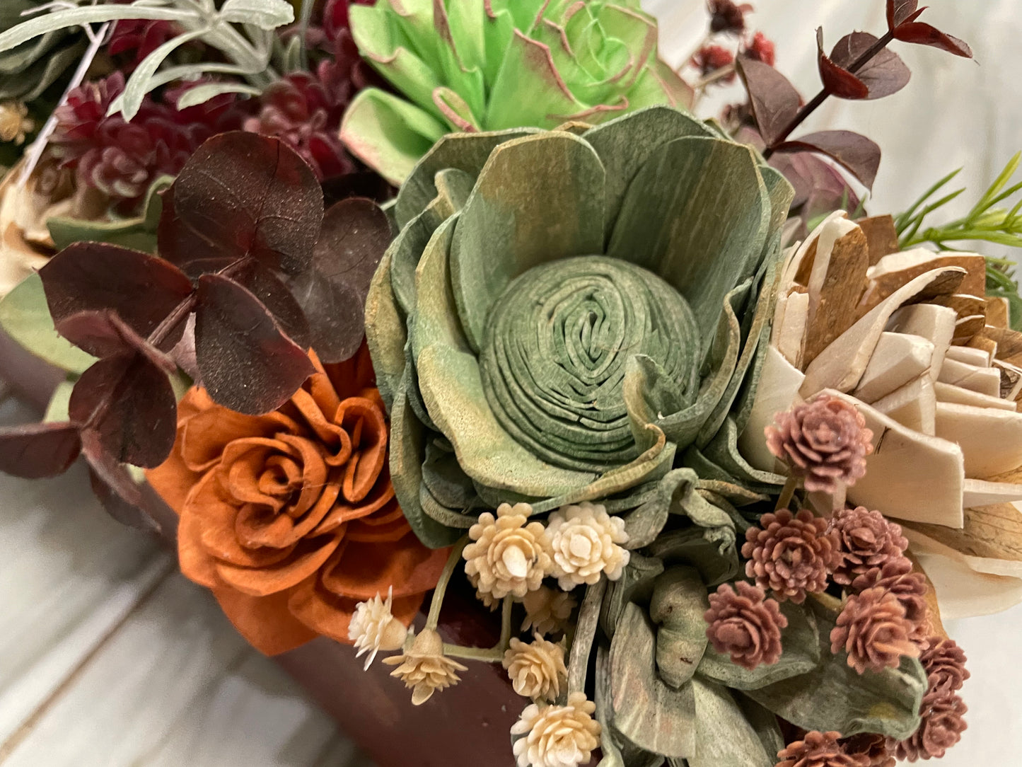 Cement Planter Desert - LUNA WOOD FLOWERS