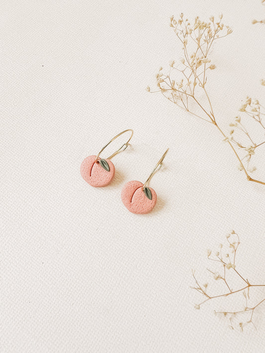 Peach Hoops | DesertReign