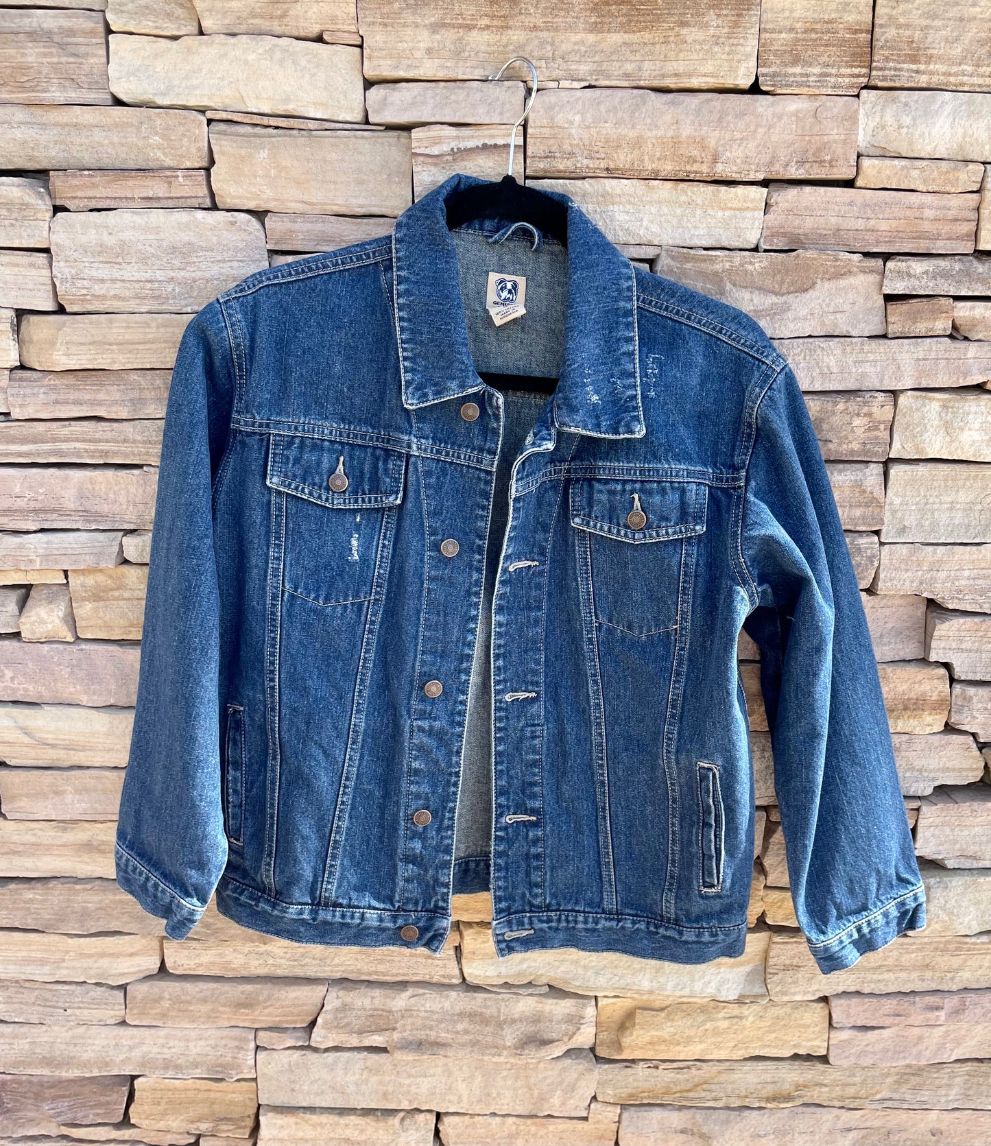 T- Jean Jacket- Salt and Sass - Basketball