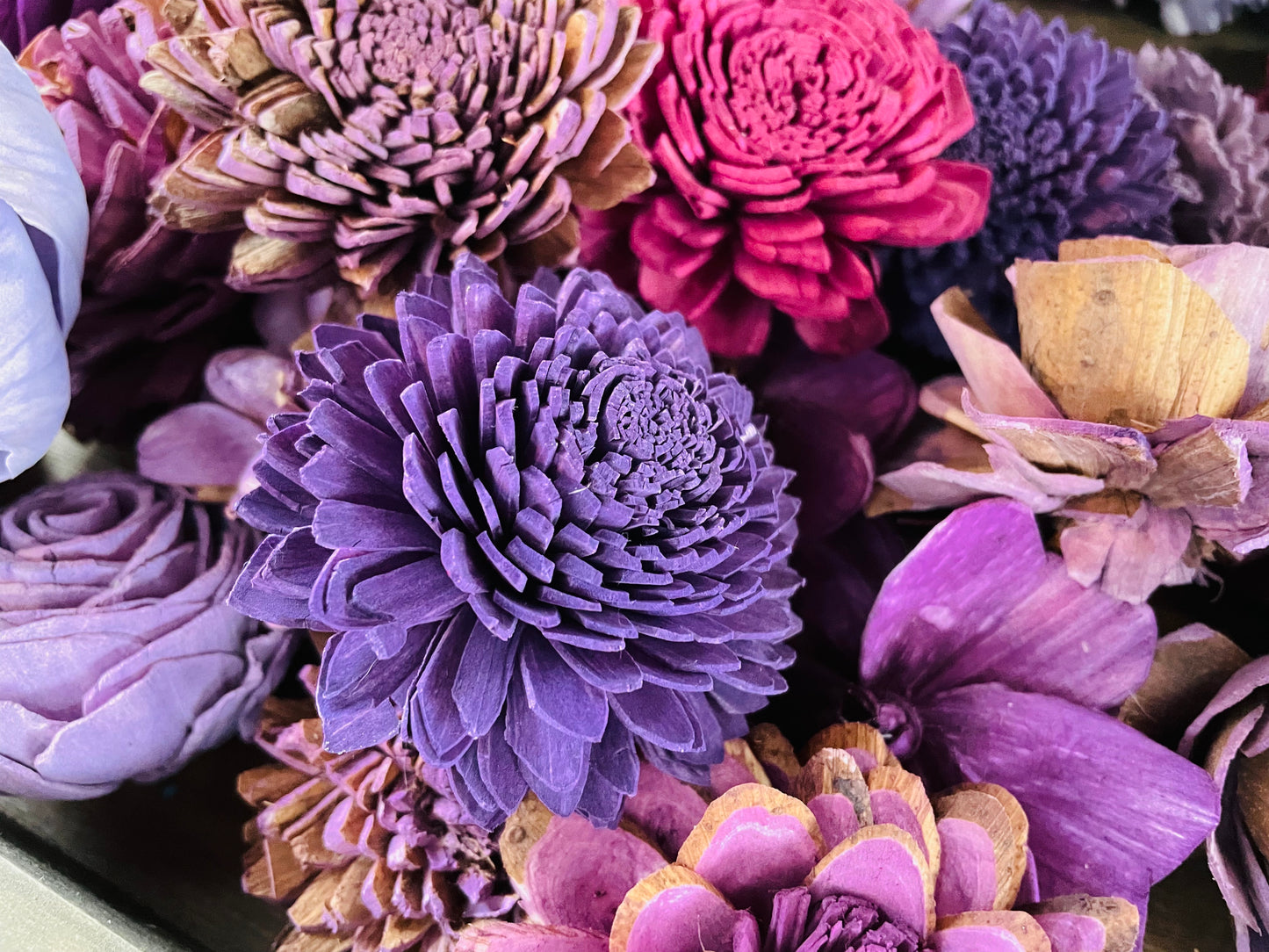 Individual Wood Flowers - LUNA WOOD FLOWERS