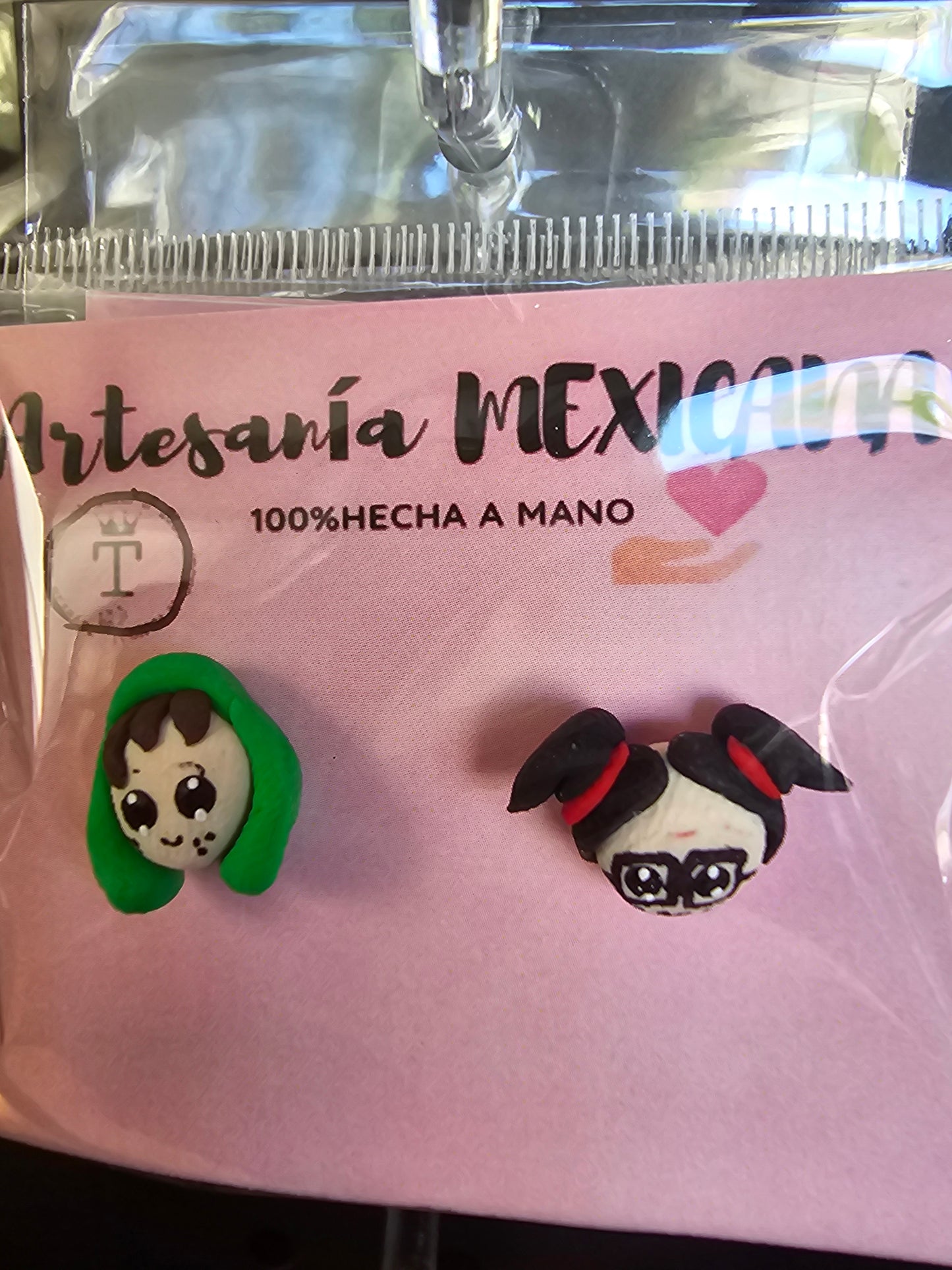 Earrings - Chavo & Chilindrina Studs @amorfashionshop