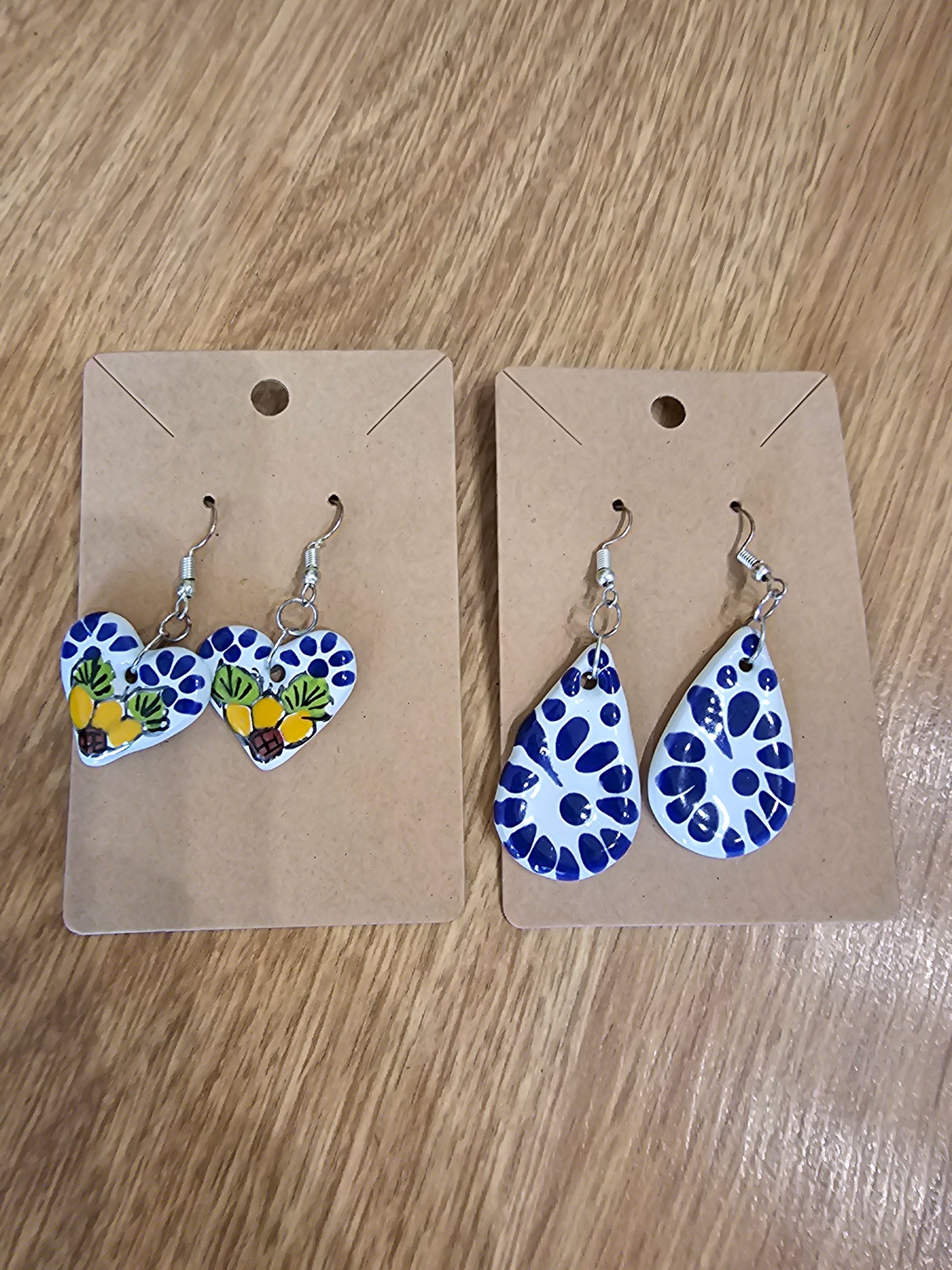 Talavera Dangling Earrings @amorfashionshop.com
