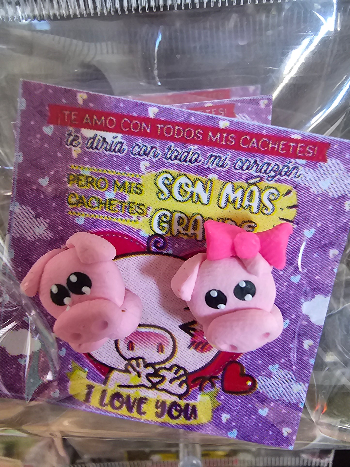 Earrings - Pigs Stud @amorfashionshop