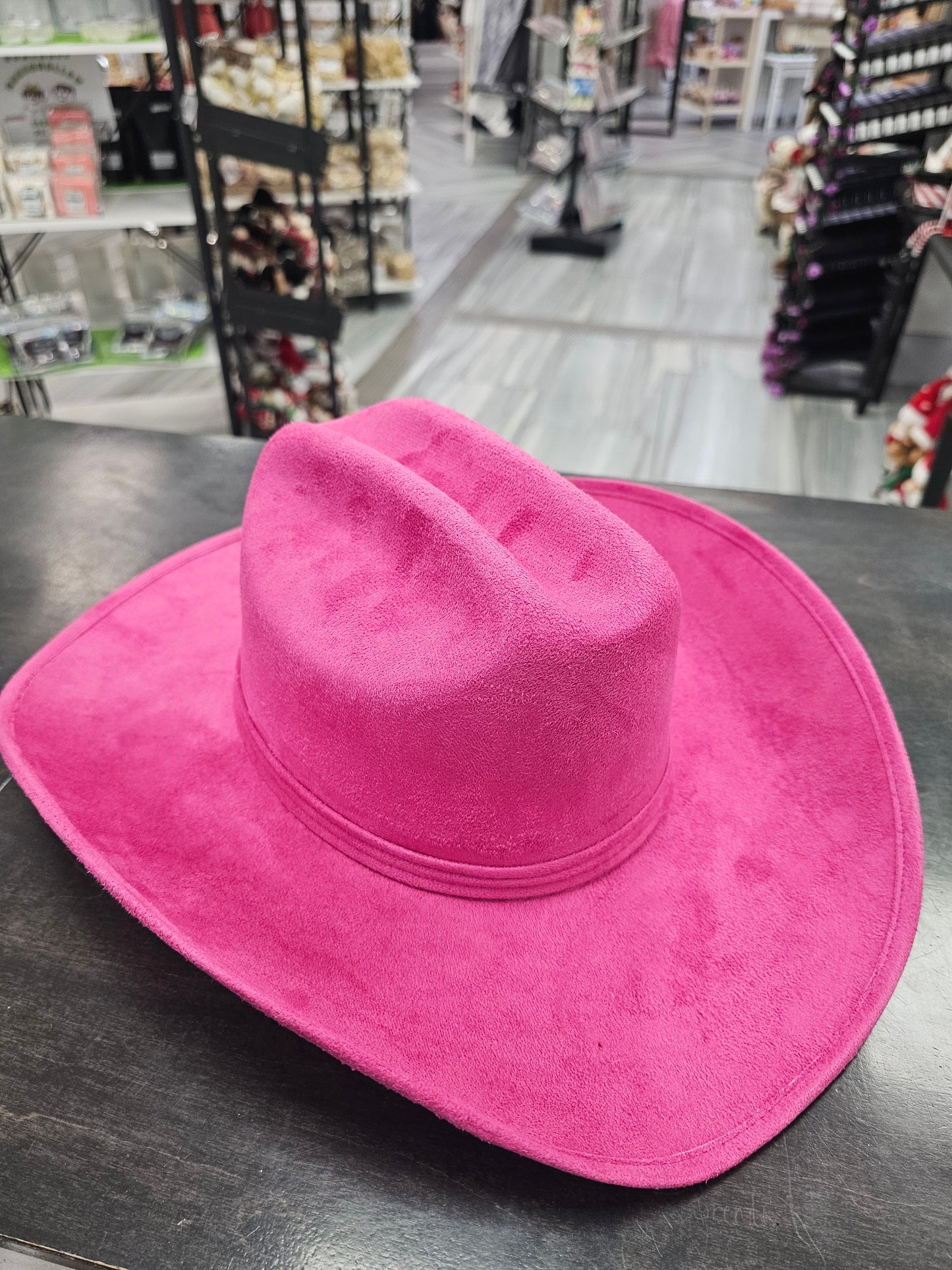 Hat Suede Western @amorfashionshop.com