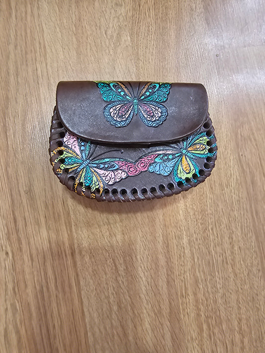 Bolsita #4 - Leather Hand Painted Bag @amorfashionshop.com