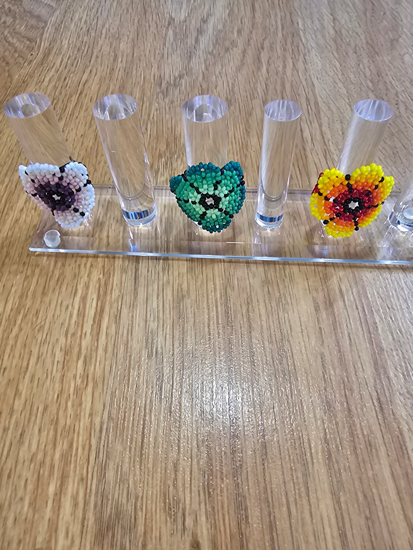 Flower Beaded Ring @amorfashionshop