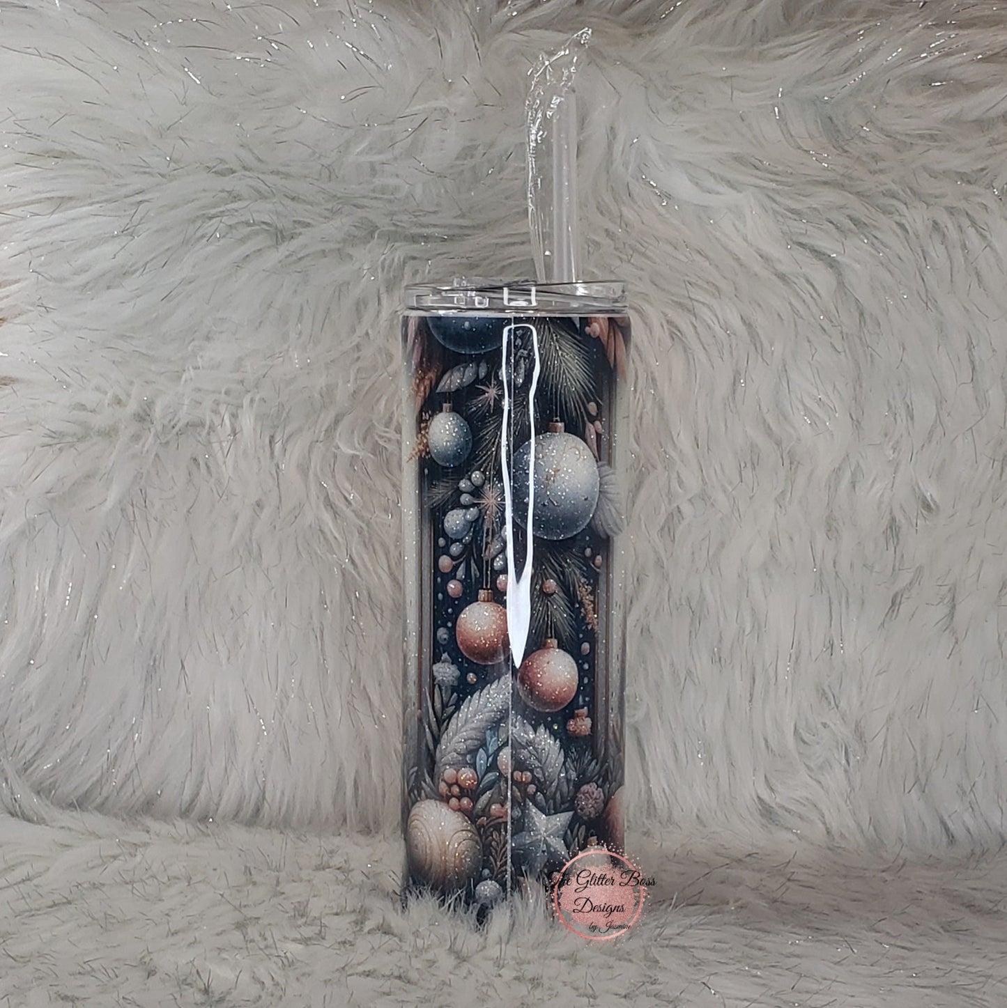 Believe - 20 oz Skinny - Glitter Boss - STV