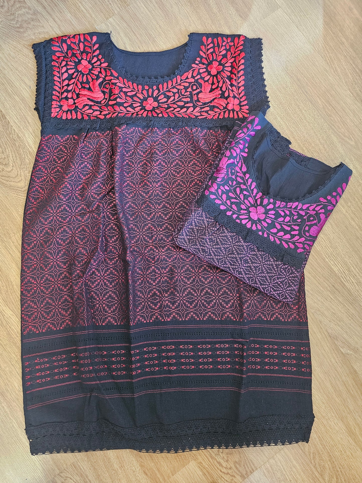 Paloma Silk Embroidered Black Dress @amorfashionshop